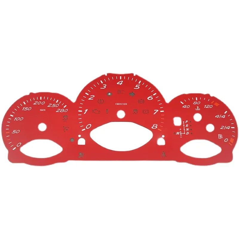 

Speedo Dials Gauge Faces Replacement For Porsche Boxster Roadster Cayman 718 Instrument Cluster Overlay 280KM/H