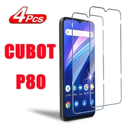 9H Protection Tempered Glass Film For CUBOT P80 2/4Pcs HD Screen Protector Glass