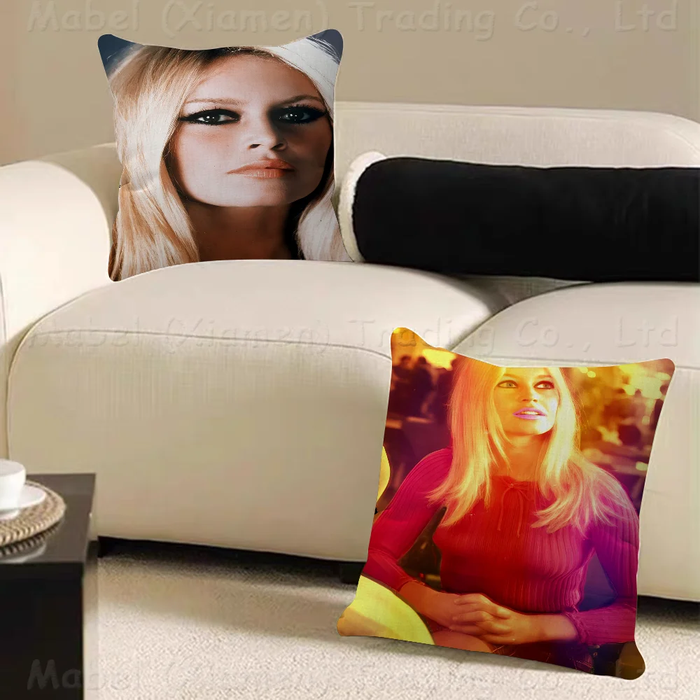 Brigitte Bardot Pillowcase Toon Gift Cushion Cover Bedroom Home Sofa Chair Seat Decor Pillow Case