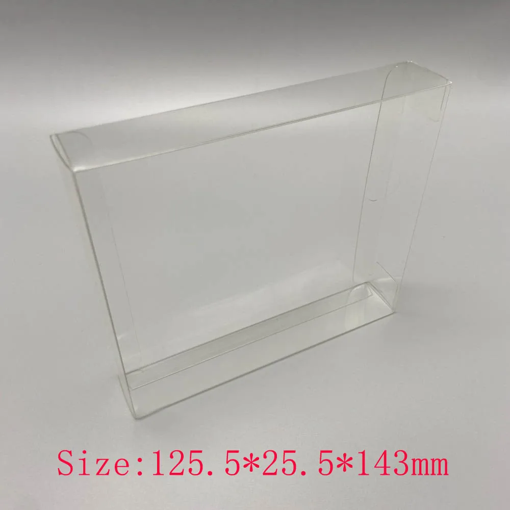 Transparent PET protective cover For PS1/Dreamcast DC / Saturn SS 3CD 4CD game card plastic storage display box Collection case