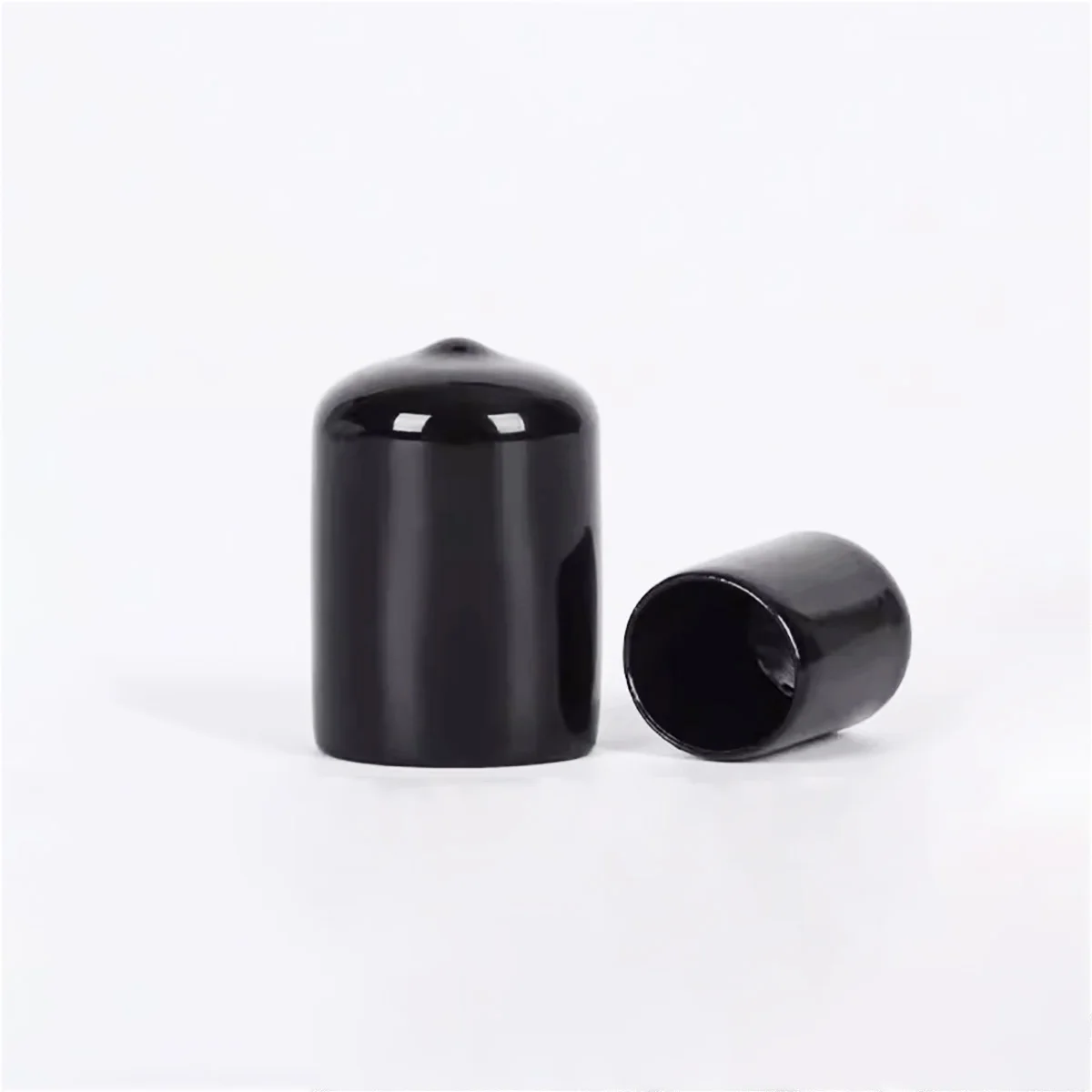 Pvc Soft Sheath Silicone Cap Rubber End Caps Cover Black Sleeve Seals Cable Wire 3mm 4mm 5mm 6mm 8mm 10mm 12MM Plastic Thread