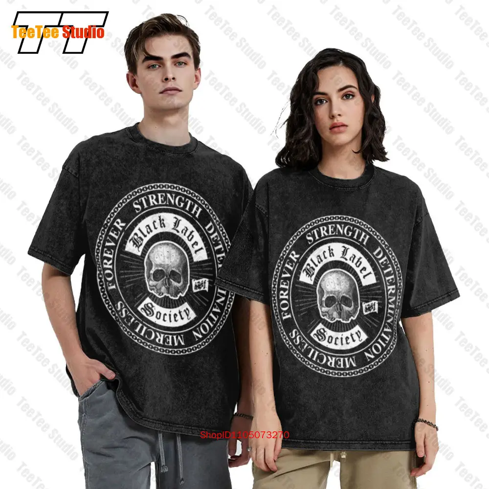 Black Label Society Zakk Wylde Strength Rock Vintage Oversized T-Shirt A4K6