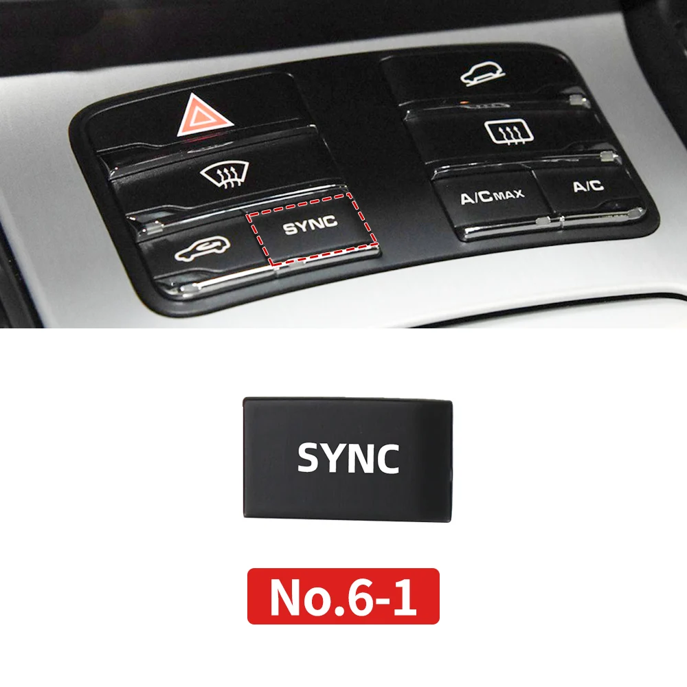 Car Interior Central Control Function Buttons Air Conditioning Button Caps For Porsche Cayenne 7P5 Panamera 970 Macan 95B