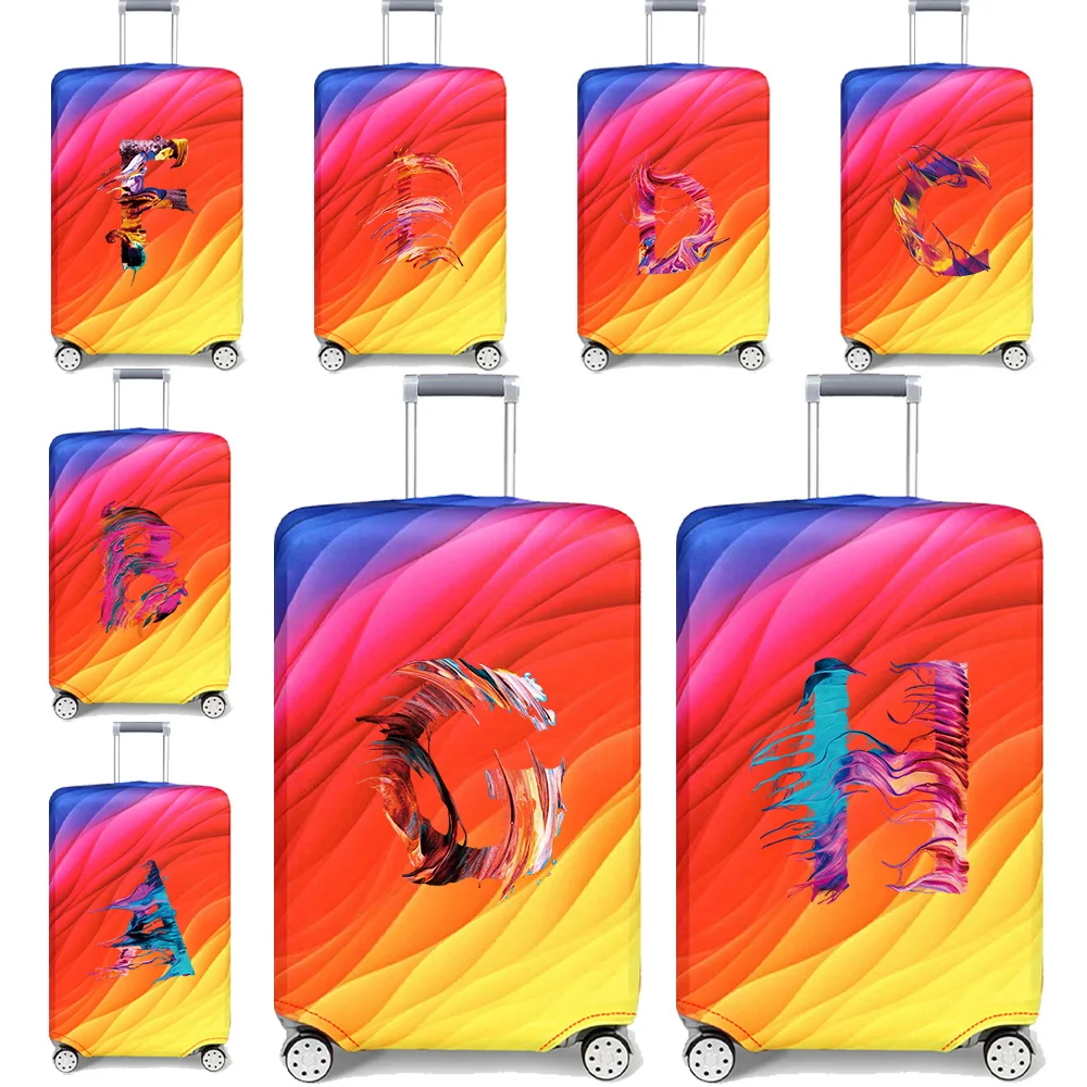 

Portable Elastic Luggage Protective Cover Simplicity Dust Cover Anti-Scratch Protective Paint Pattern Series Travel Accessories