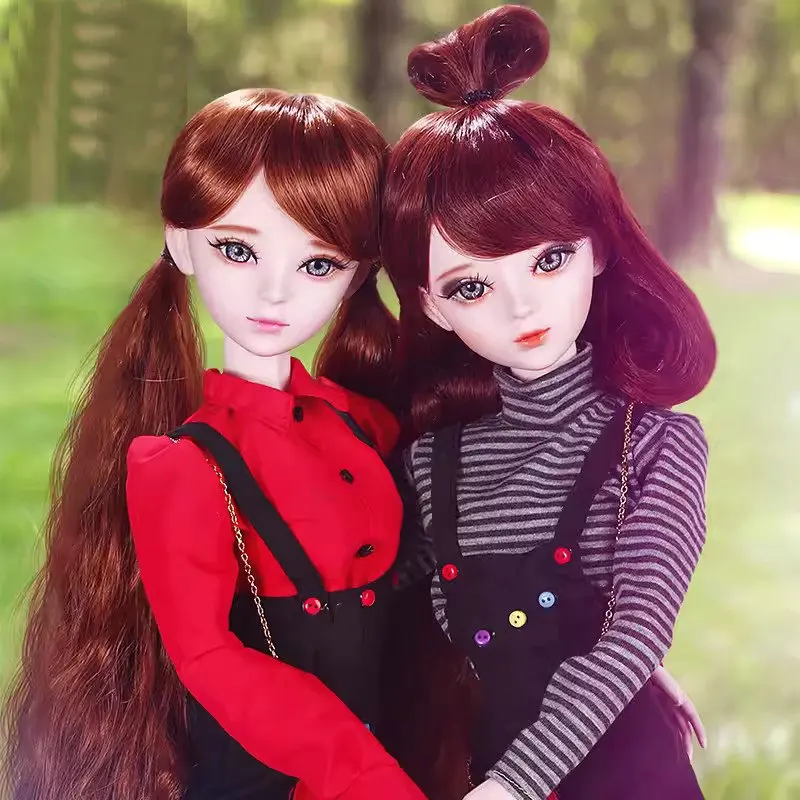 

Handmade 1/3 Bjd Dolls Full Set Large 60CM Childhood Friend Confidante Fashion Girls Ball Jointed Doll Gift Toys for Girls