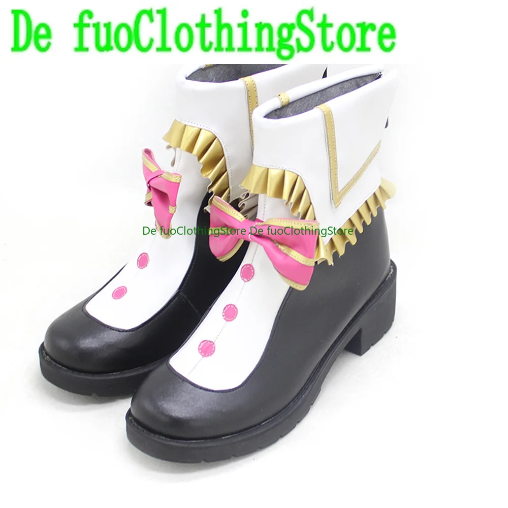 

Лав Лайв! LoveLive! Солнечный день! Обувь для косплея Таками Чика: ботинки для игр, аниме, карнавалов, вечеринок, Хэллоуина, Рождества, одежда и обувь Defuo