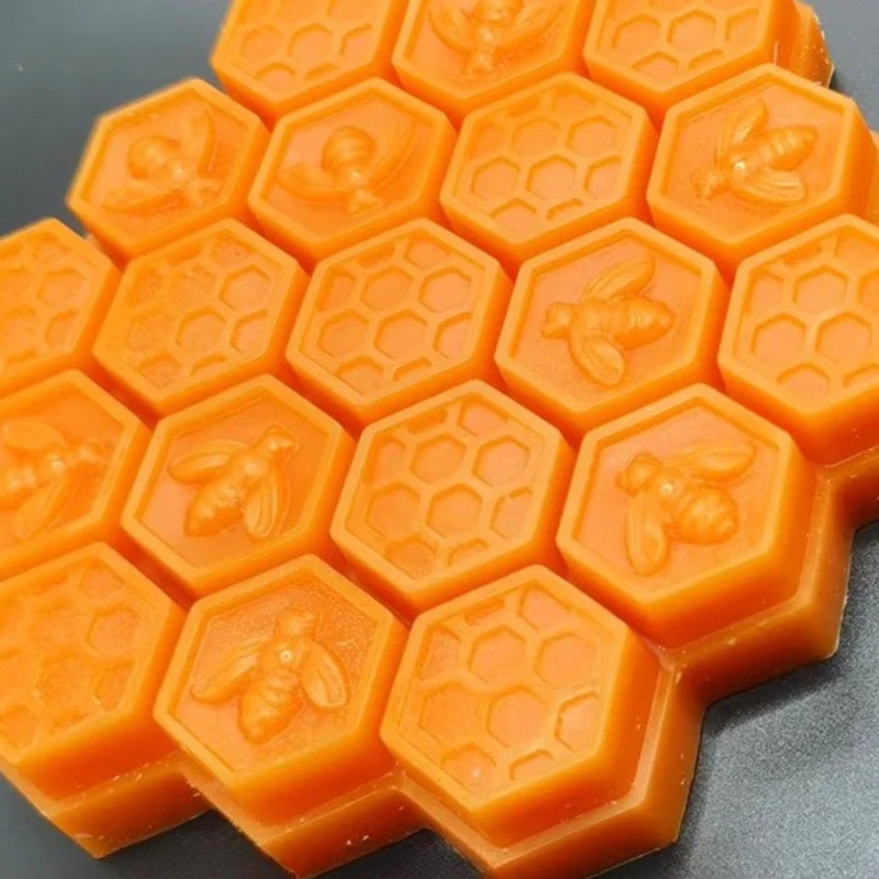 1KG Beeswax DIY Making Scented Candles Batik Decorative Items Polishing Bottle Sealed Auxiliary Raw Materials Natural Beeswax