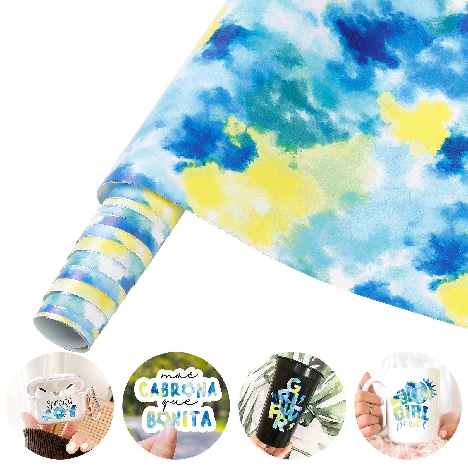 Blue Tie Dye Perman…