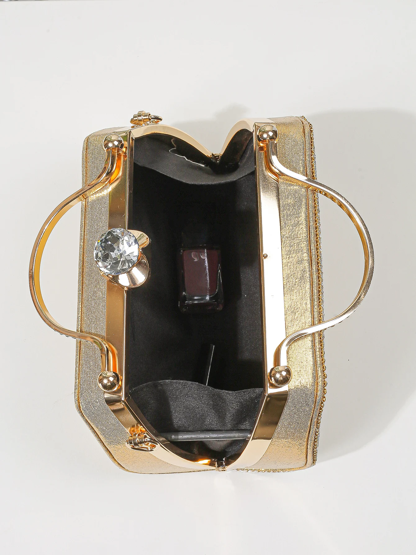 1 PC Glitter Women's Evening Bags Formal Party Clutches, Elegant Sparkling Crystal Clutch Purses Bride and Bridesmaid Handbag Fo