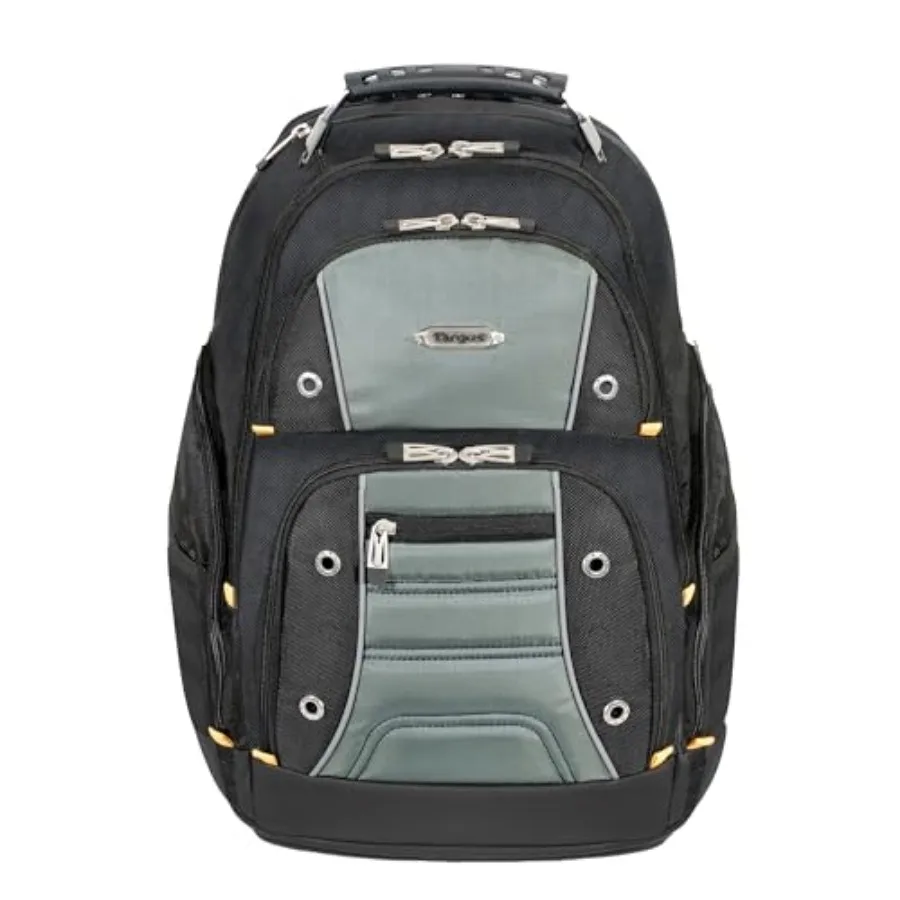 

Targus Drifter II Laptop Backpack, Black/Gray Backpack for Men for Business and Travel, Durable Water-Resistant Material, Fits
