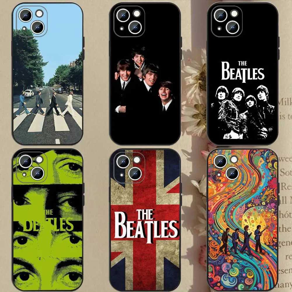 B-BeaTles Band Phone Case Magnetic Silicone Soft Case For IP