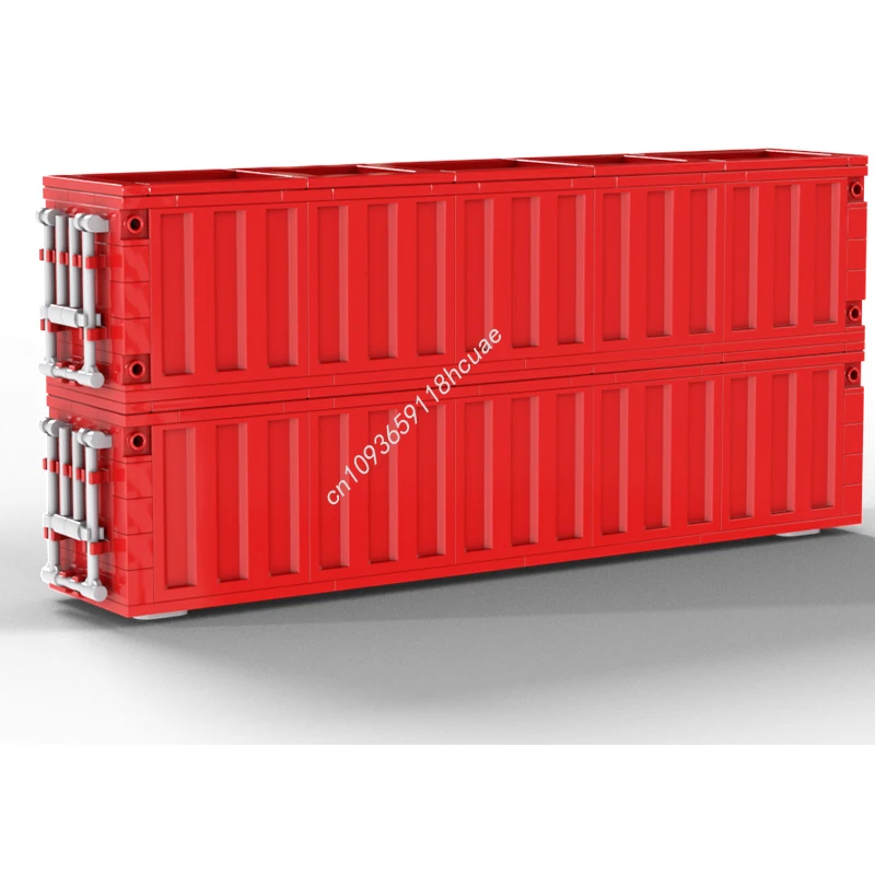 

362 шт. MOC Intermodal контейнеры строительные блоки STEM образовательные конструкции пластик образовательные творческие рождественские игрушки в подарок