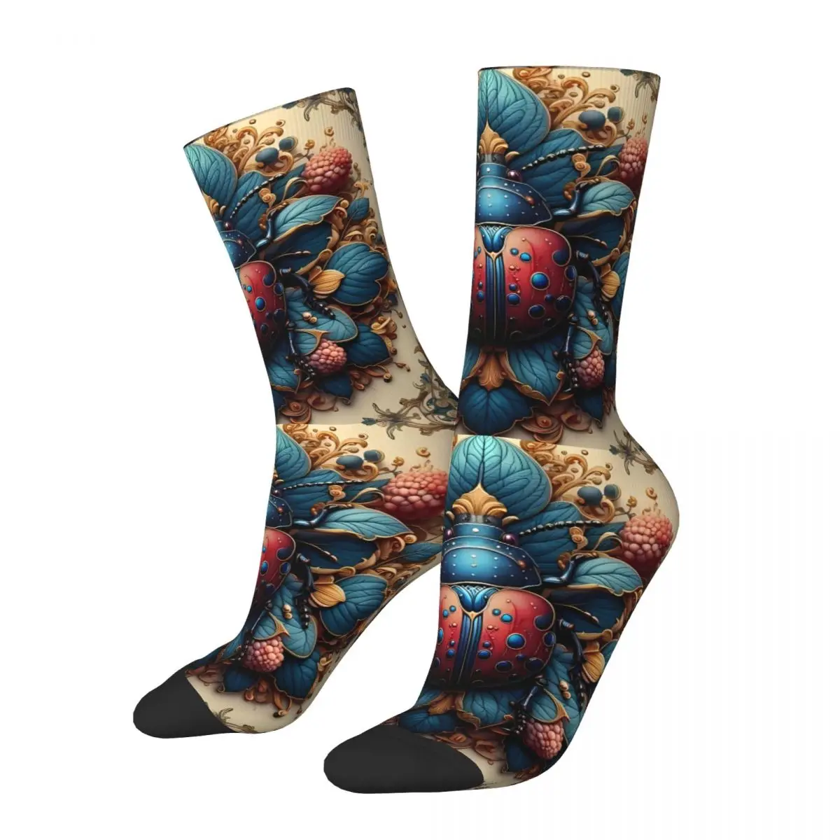 Beetle Sock Printed Man Polyester