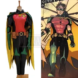 Superhero Tim Drake Red Robin Damian Timmy Cosplay Halloween Costume Custom Made Any Size