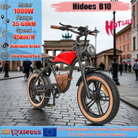 Hidoes HD-B10 Electric Bike 1000W Motor 48V13AH Battery Retro Adult All-Terrain Mountain Off-road Ebike 20*4 Inch Fat Tire Ebike