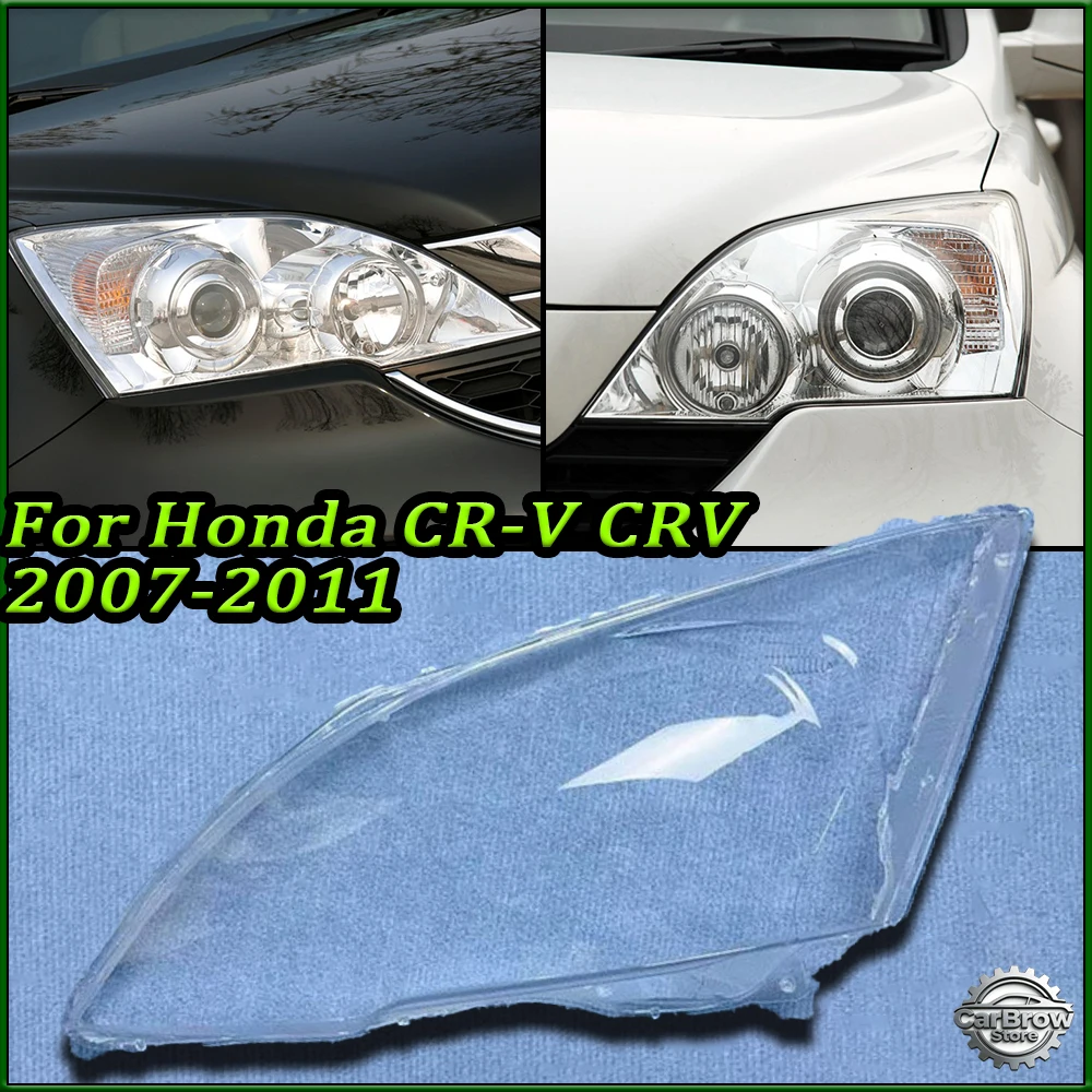 Auto Lampshade Case Replace Original Lens For Honda CR-V CRV 2007 2008 2009 2010 2011 Headlamp Transparent Cover Headlight Shell