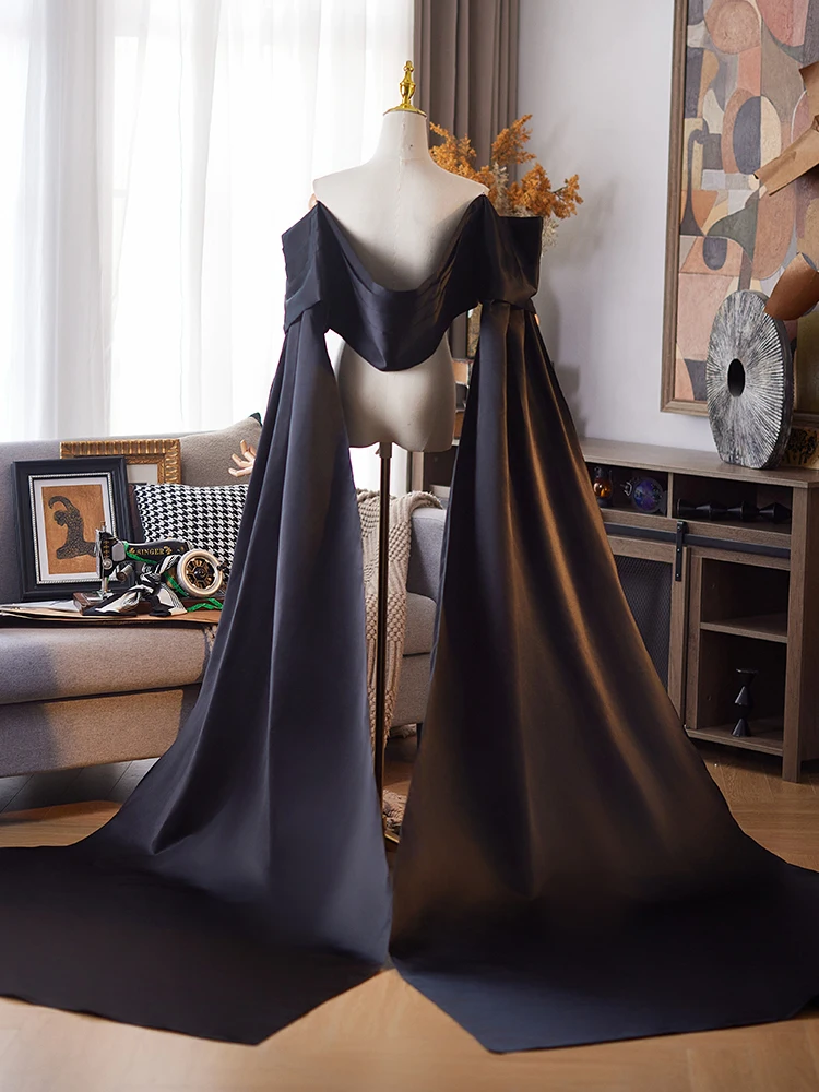 chal-negro-hecho-a-mano-para-vestido-de-noche-nuevo-2026-accesorios-para-espectaculos-anfitrionas-cola-larga-elegante-y