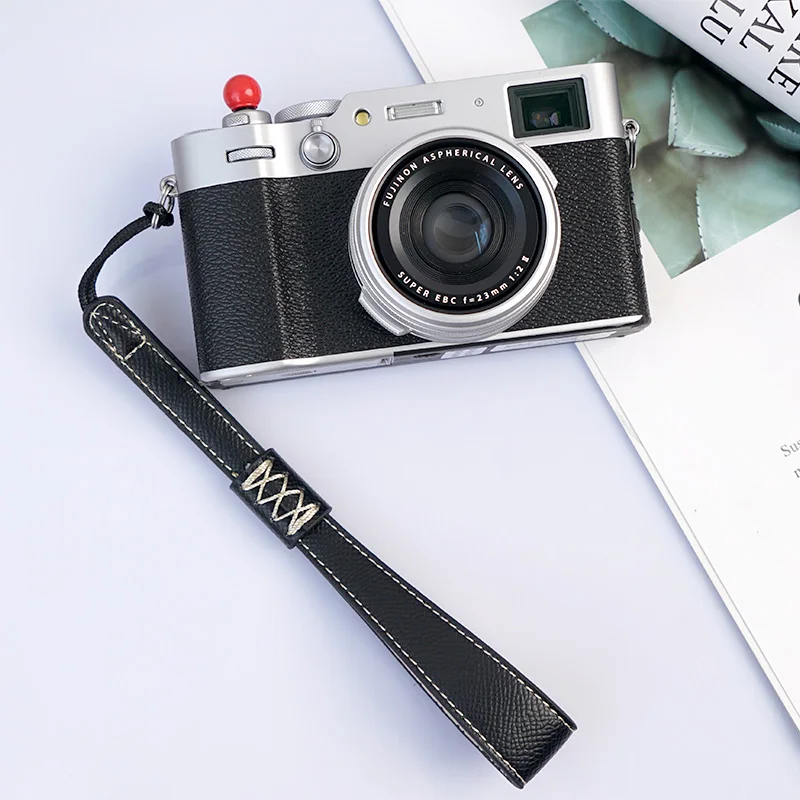 Cameraband Polsband Handriem Voor Slr Dslr Camera Sony Canon Fuji Fujifilm Pentax Panasonic Ccd Vlog Cam Leren Band Fit