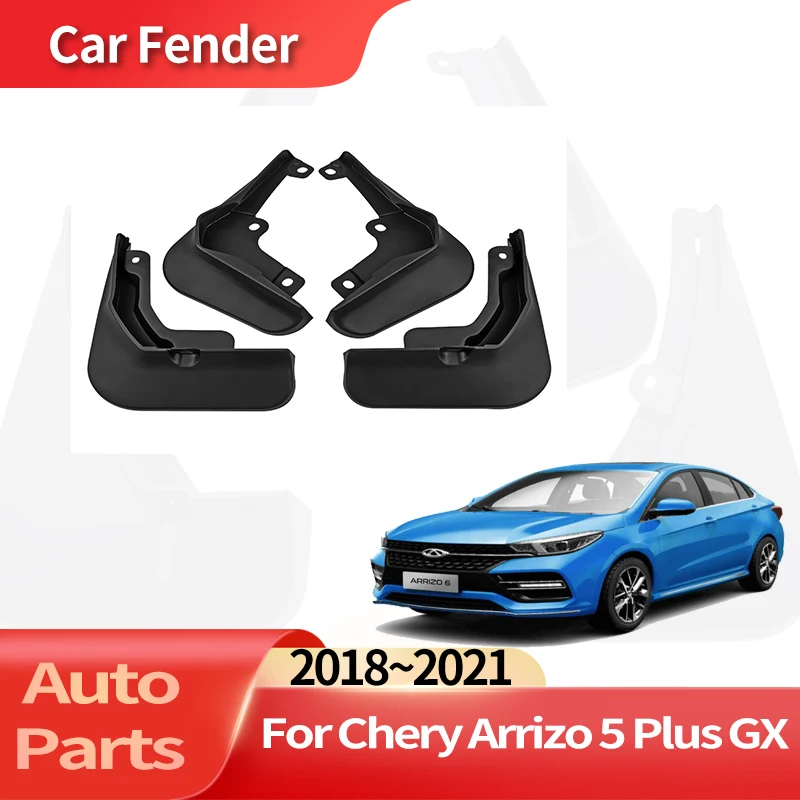 Auto Accessories For Chery Arrizo 5 Plus GX 2018~2021 Car Fender Anti-sand Splash Mud Guard Skin Punch-free Installation Tools