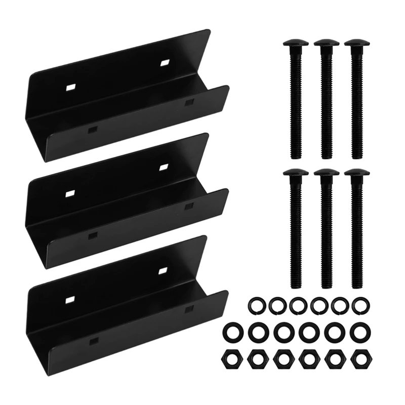 Roof Rack Wind Noise Reducing Bracket - Wind Noise Suppression Plate,3PCS Black