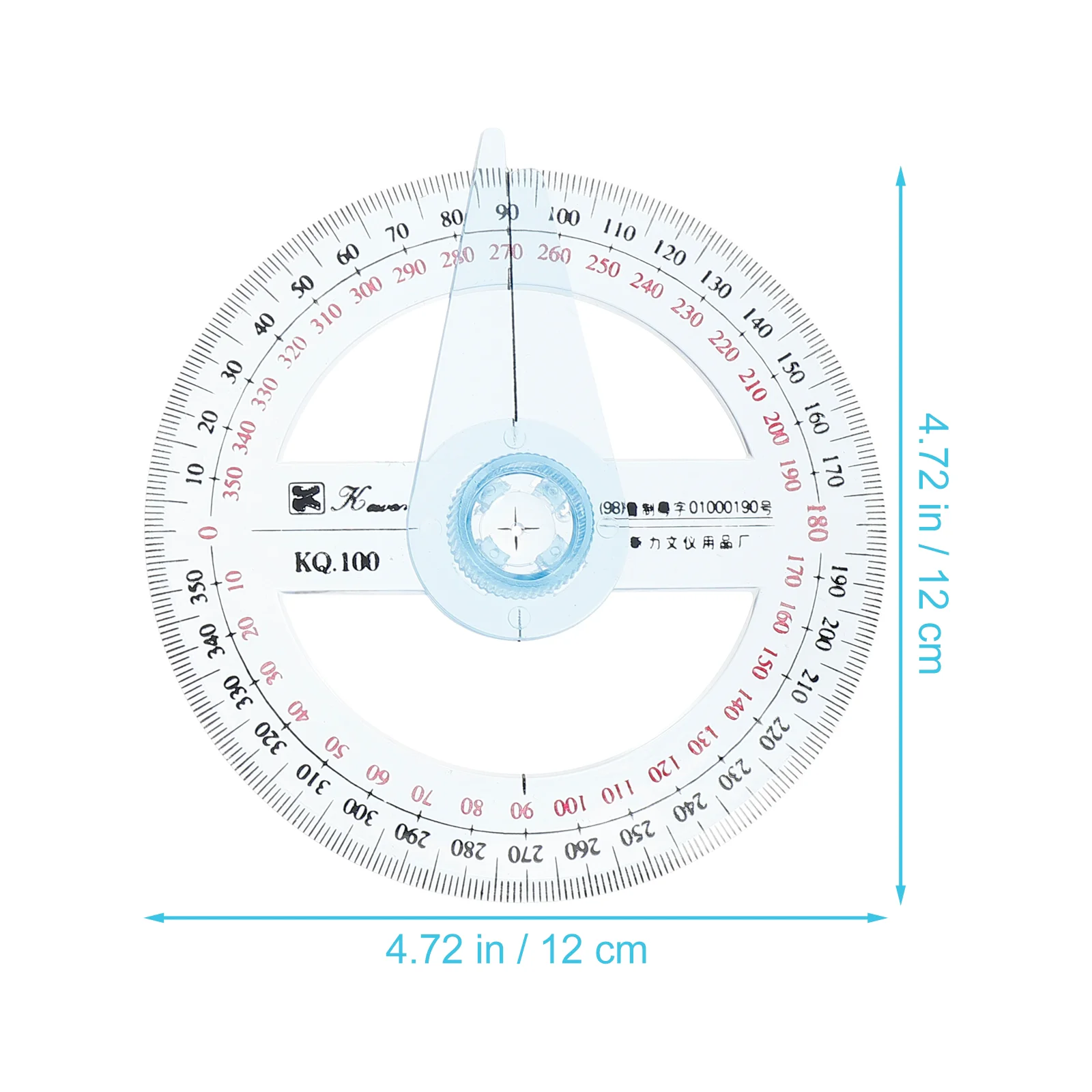 Protractor Digital giratorio de 360 grados, Goniasmometer circular, plantilla