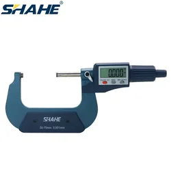 SHAHE 50-75mm 0.001mm Digital Micrometer Electronic Digital Outside Micrometer 0.001mm