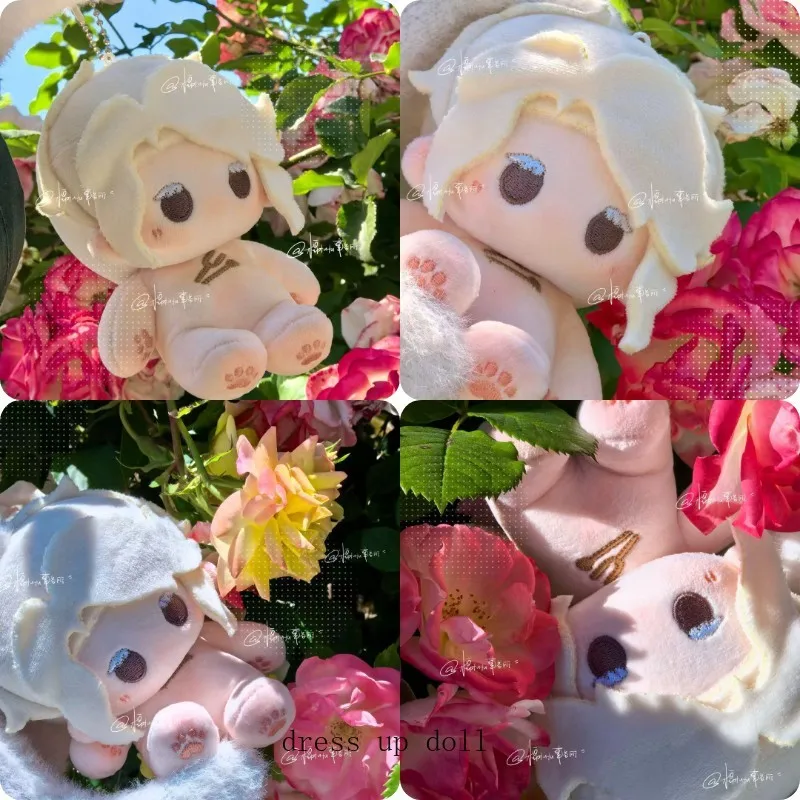 

Plush Stuffed Toy Plushie Anime Identity Ⅴ Composer Frederick Kreiburg Cotton Doll Body With Skeleton 20CM Change Clothes