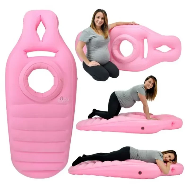 YTGEE Wholesale  Body Prone Mattress with Hole Message  Inflatable Maternity Pillow Cushion for Pregnant Women Sleeping