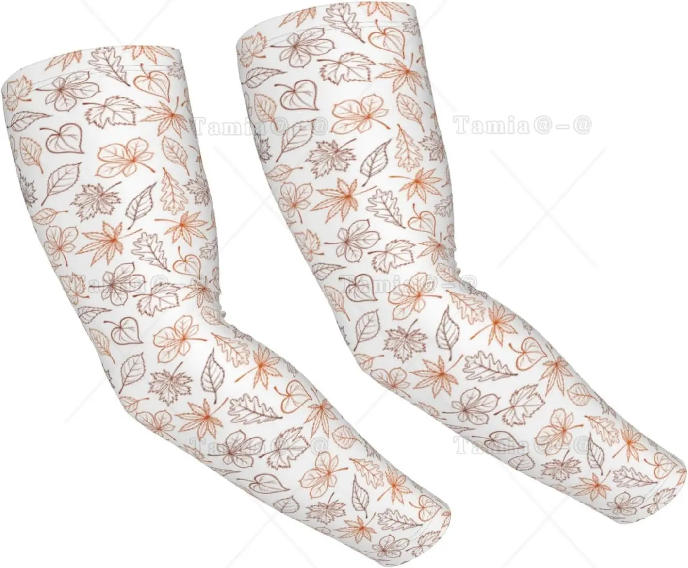 Arm Sleeves for Men Women Un Sleeves Uv Protection Maple Leaves