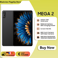 Blackview MEGA 2 Tablet,12'' 2K Display 9000mAh, 36(12+24)GB RAM 256GB ROM, 16MP Rear AI Camera, Unisoc T615 Android 15 Pad PC