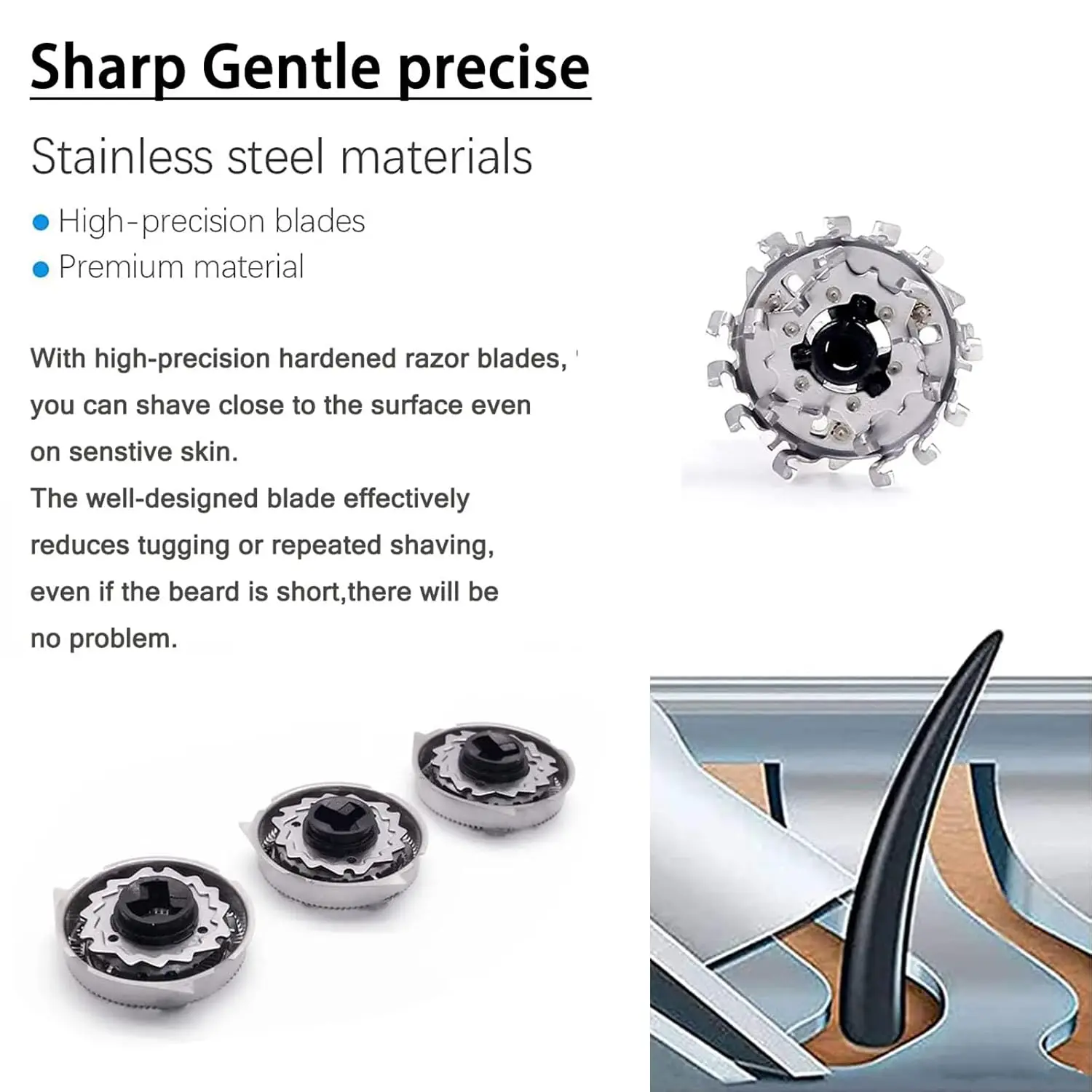 HQ9 Electric Shavers Replacement Heads Compatible For Philips