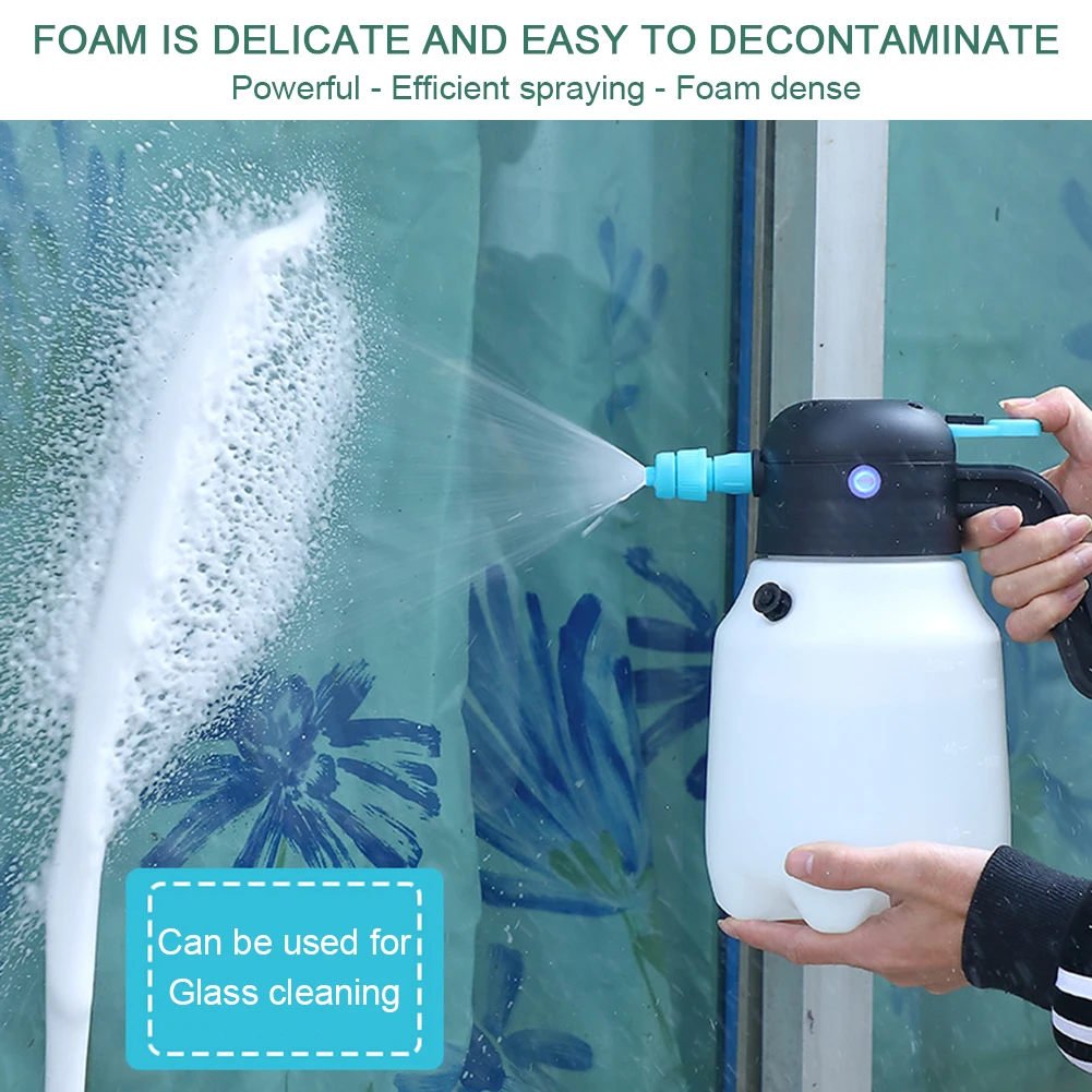 

Rechargeable Electric Foam Sprayers Battery Powered Handheld Foamer For Window Cleaning