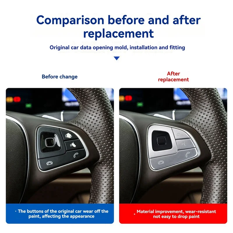 

Stable-Car Multi-Function Steering Wheel Buttons Volume Control Switch Button For BENZ E Class W213 W238 C238 16-18 LHD