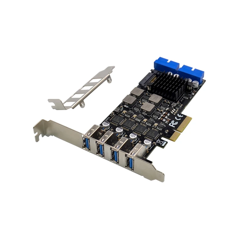 ST668 Pcie X4 NEC 720201   4-канальная/8-портовая карта промышленного преобразователя управления USB3.0, многофункциональное удобство, как показано на рисунке