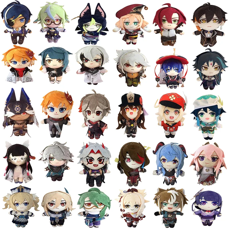 Game Genshin Impact Arataki Itto Hu Tao XIAO Zhongli Morax Kamisato Ayato Tartaglia Klee Barbatos Plush Doll Pillows Kids Gift