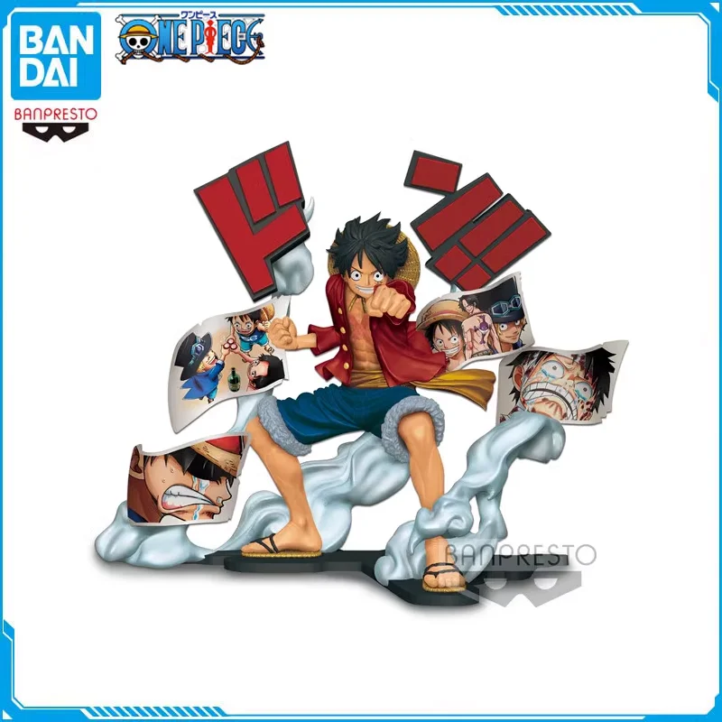 

Bandai Original One Piece STORY-AGE Monkey D. Luffy Аниме Фигурки Коллекционная модель Украшения Игрушка