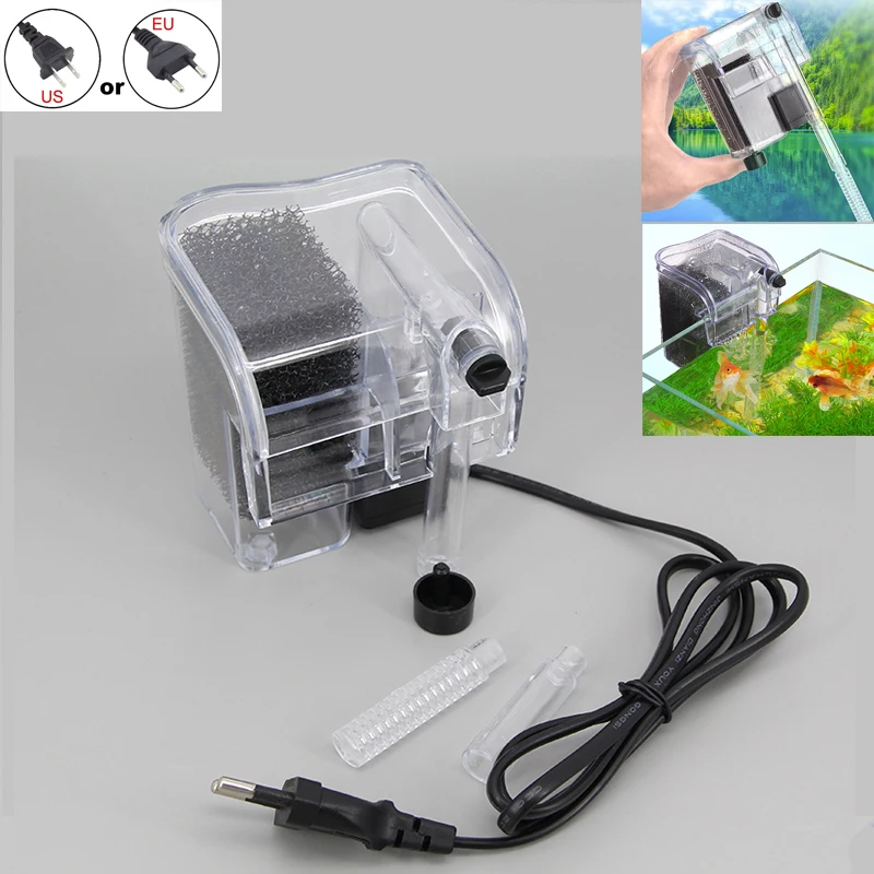 Oxygen Submersible Water Purifier Water Pumps 3w Mini Fish Tank Filte for Aquarium Accessoires Tank AC 220V 110V eu US Plug R23