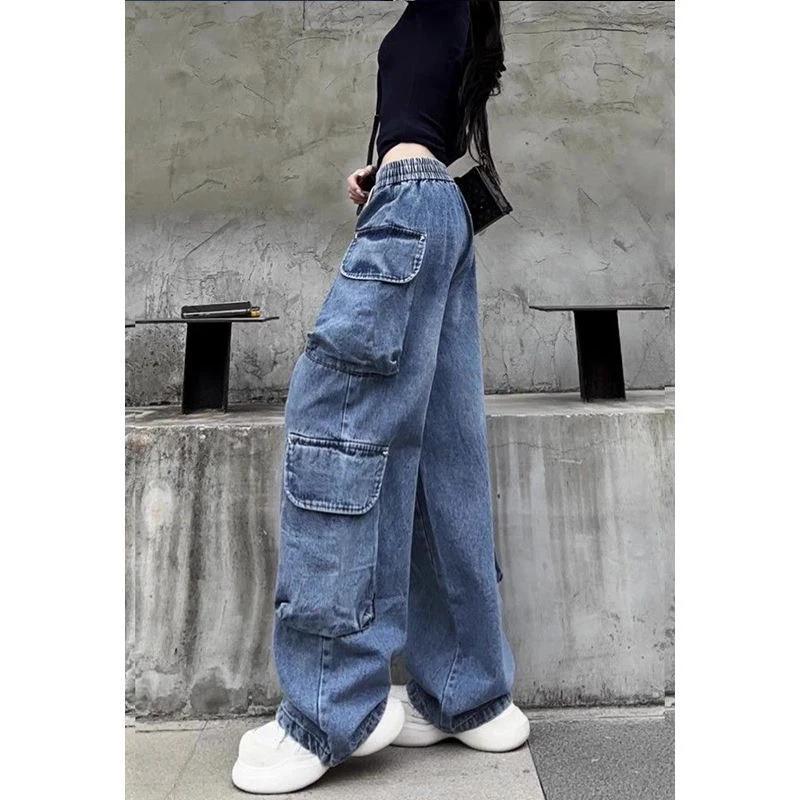 السراويل البضائع النسائية طويلة الخريف النايلون واسعة أرجل المتعثرة منقوشة Highstreet النمط البريطاني اصطف الكلاسيكية مناسبة أنيقة فريدة من نوعها