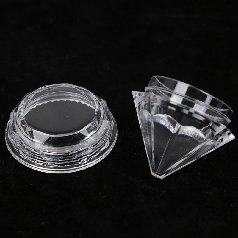 10ชิ้น5กรัม(5มิลลิลิตร, 0.17ออนซ์)ล้าง100ชิ้นเครื่องสําอางขวดเปล่าหม้ออายแชโดว์แต่งหน้าครีมทาหน้าลิปบาล์มภาชนะกล่อง(เพชร)