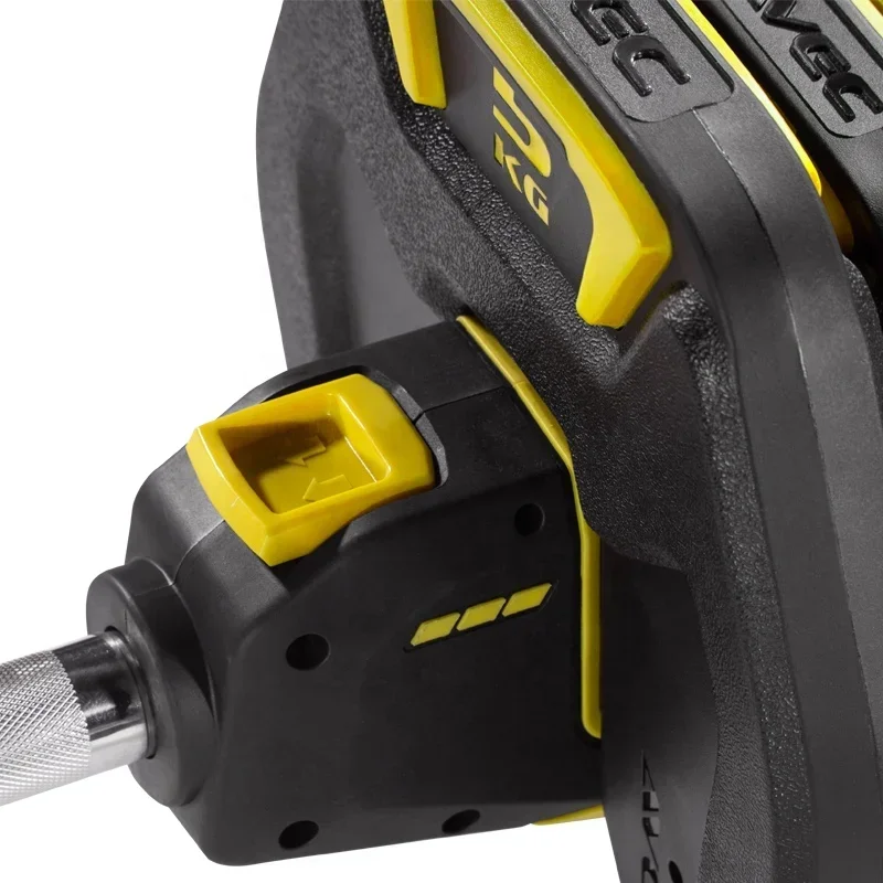 Venta personalizada Placas de pesas 20kg cuerpo agarre fijo levantamiento de pesas barra de juego de pesas ajustable