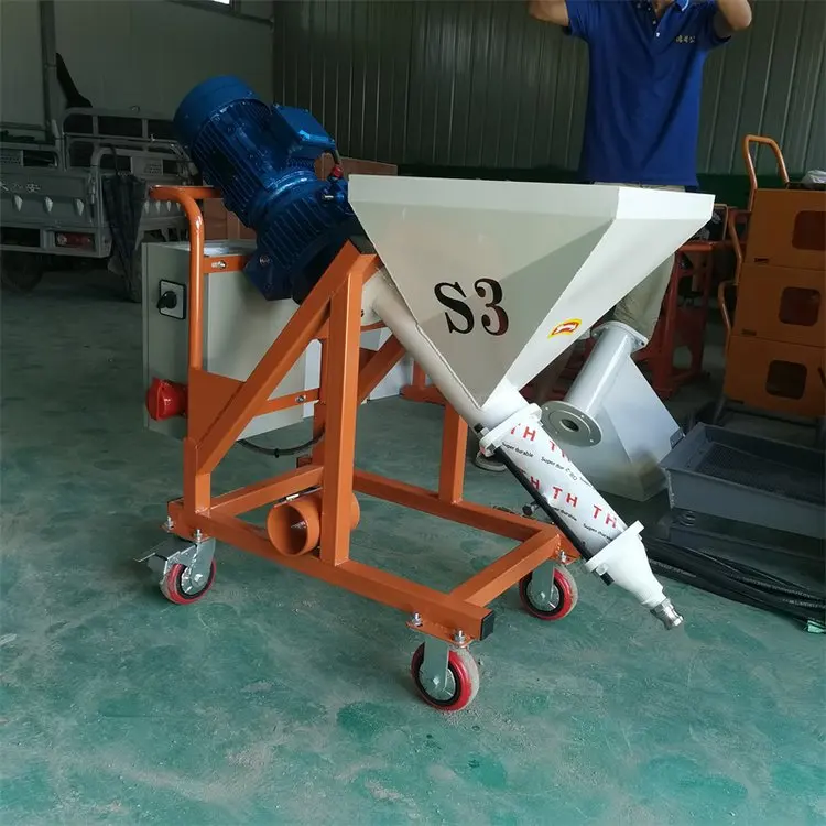 Efficient Best Selling Electric Diesel Plaster Machines Station Concrete Mortar Spraying Machine Price