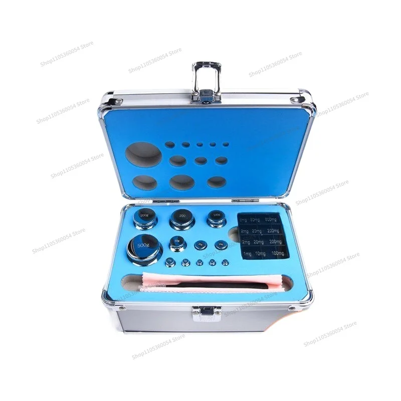 For M1F2F1 Stainless Steel Set Weight 1mg-200g500g1kg Balance Calibration