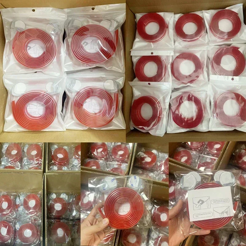 Protezione per bordi del tavolo 1/2/3M Striscia protettiva angolare trasparente autoadesiva Paraurti morbido Mobili di sicurezza per bambini A prova di collisione