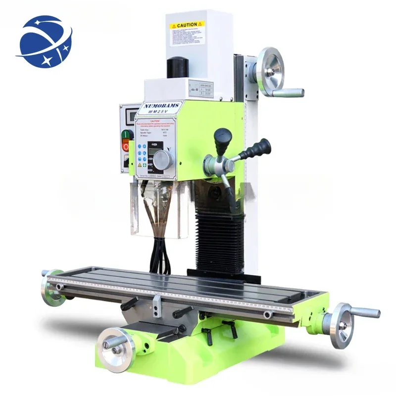 

YYHCNUMOBAMS NU25V Vertical Column Metal Milling Machine/750W Brushless Drill&Mill Lathe