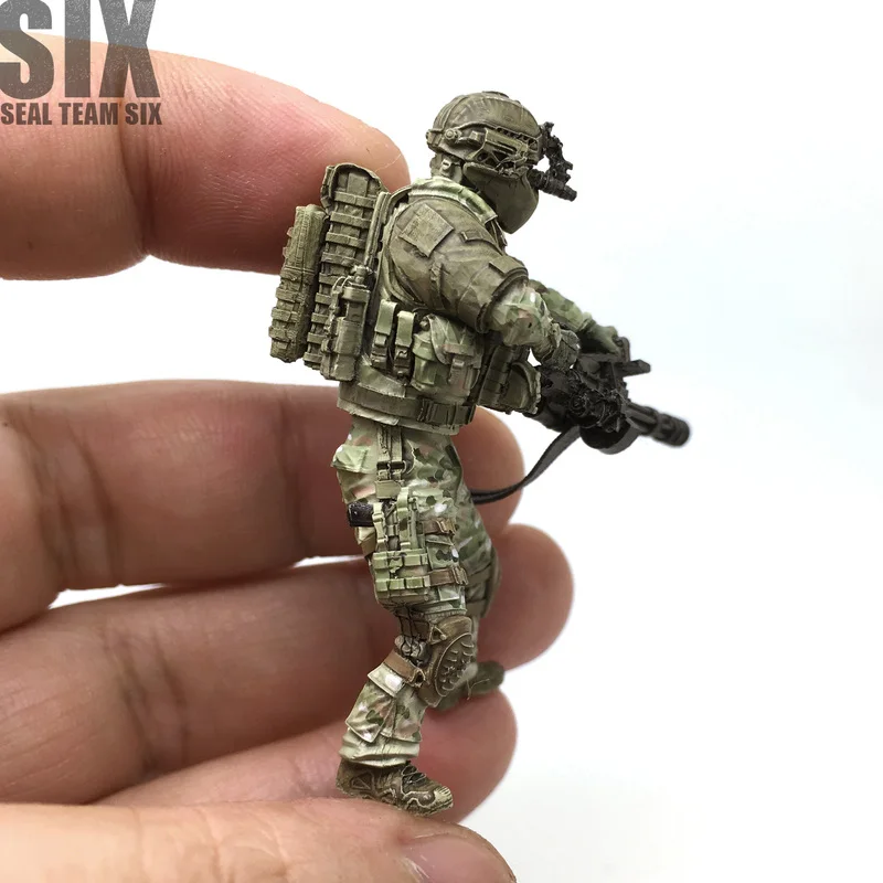 Figurine de soldats américains Gk, Micro Miniature en résine, modèle blanc imprimé en 3d, jouet, Kit non assemblé et non peint, 1/35