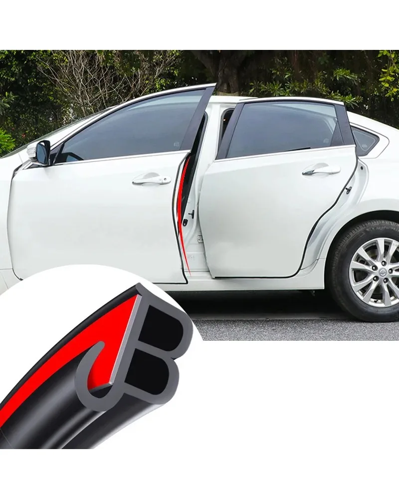 Car Door Anti-Collision Noise Insulation Sealing Strip Hood Door Edge Trunk Scratch Protector Strip Guard For Car Style Trim