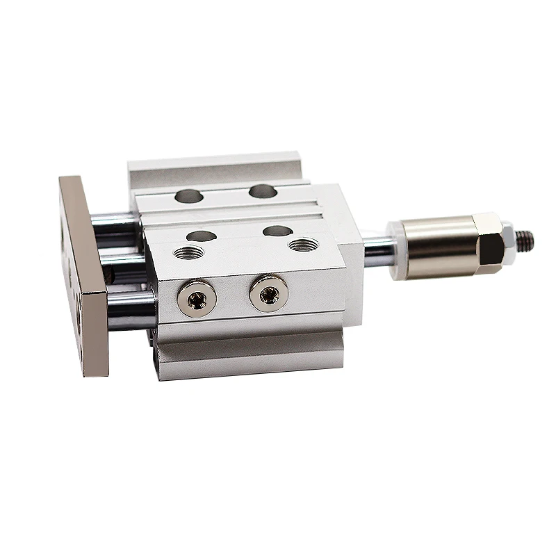 MGPM20/25 Einstellbarer Hub, Bohrungsgröße 20mm/25mm, Dreiachsig mit Stange, Kompakter Führungszylinder, Pneumatischer Aktuator – Detail 5