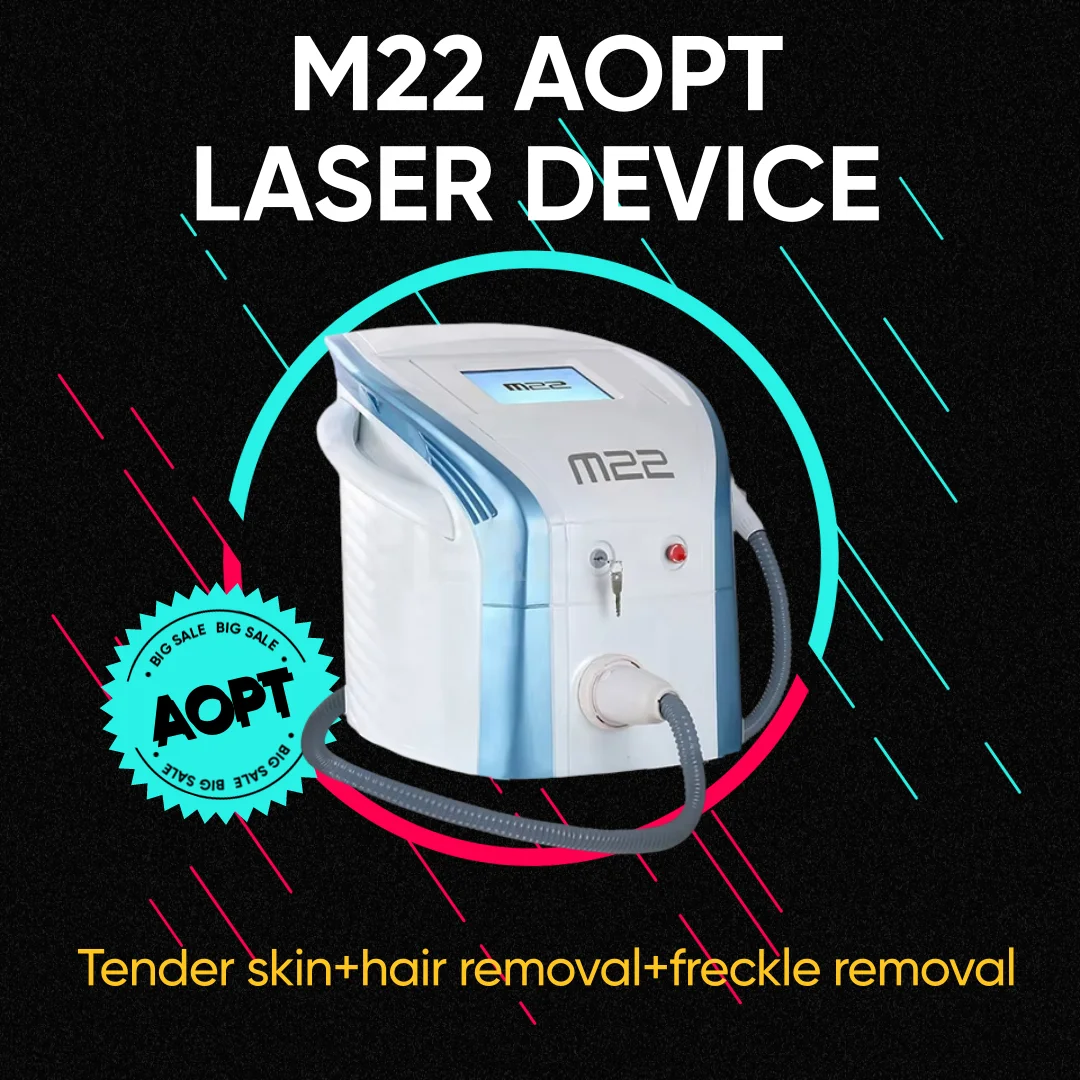 

NEW M22 Laser IPL OPT AOPT Permanent Hair Removal Machine Skin Rejuvenation Multifunctional Wrinkle Removal Device