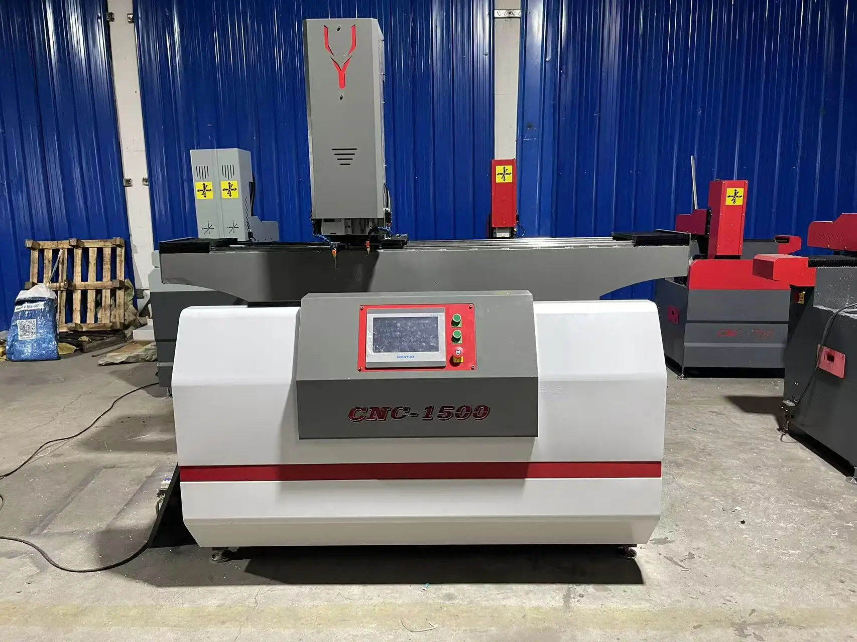 Ouxin CNC 3-Axis Aluminum Profile Drilling Milling Machine for Window Door PVC UPVC 4kW Industrial Processing