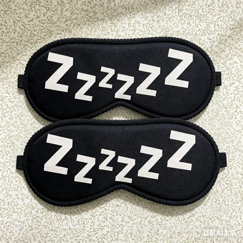 

Sleeping Cute Mask Cartoon Pattern Cover Slaapmasker Blockout Eye Comfort Blindfold Concave Light with Women Men Aid Eye Travel